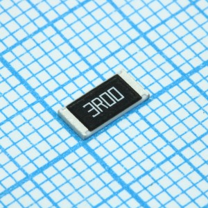 RC2512FK-073RL, Резистор толстопленочный 2512 3 Ом ±1% 1Вт ±200ppm/°C для поверхностного монтажа лента на катушке