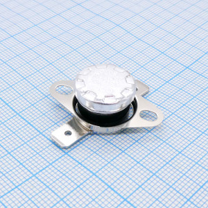KSD-50 50°C 10A NC (B-1002), Термостат SPST NC на размыкание, температура срабатывания 50 ± 5°С, t° отпускания 43 ± 6°С, D=16,5 мм, Uраб = 250В