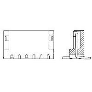 292172-2, Соединитель защищенный 2 контакт(-ов) 2мм луженый прямой для поверхностного монтажа коробка/туба