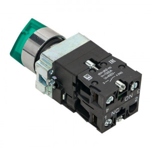 Переключатель BD33 3P c зеленой подсветкой 230В NO PROxima xb2-bk33-g-230
