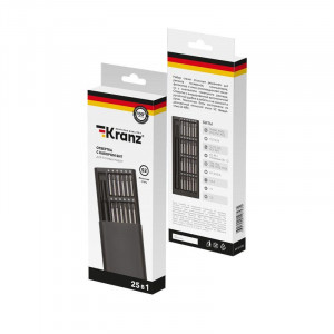 Набор отверток для точных работ RA-03, 25 предметов KRANZ KR-12-4753