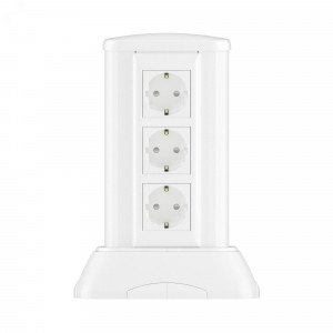 Миниколонна алюминиевая, 0.25м, цвет белый 19522