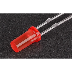 Светодиод ARL-3033URD-250mcd 005494, Поставка под заказ от 5000 шт. Выводной цилиндрический светодиод, d=3 мм, диффузная красная линза. Цвет свечения красный (620-635 нм). Угол излучения 100°. Сила света Iv=100-250 мкд при If=20 мА. VF=1.8-2.4 В. Рекомендуемый постоянный рабочий ток <16-17 м