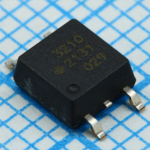 ASSR-3210-503E, Реле твердотельное вход постоянного тока 20мА 1.65В выход 0.2A 250В AC-DC 4Pin SOIC лента на катушке