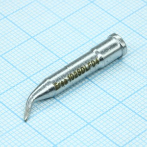 0102SDLF04, Жало паяльное для паяльников ERSA I-Tool, I-Tool Nano, I-Tool Pico, изогнутый под углом 45° конус 0,4 мм
