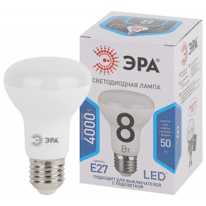 Лампа светодиодная R63-8w-840-E27 640лм Б0017230/ Б0028490