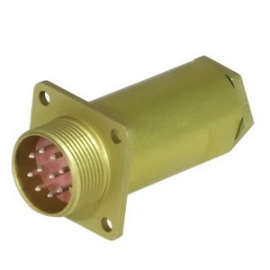 РС10ТВ ВИЛКА С/К (2020Г), Соединитель цилиндрический низкочастотный вилка с корпусом