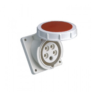 Розетка стационарная внутренняя угловая 4452 3Р+РЕ+N 125А 380В IP67 PROxima ps-4452-125-380