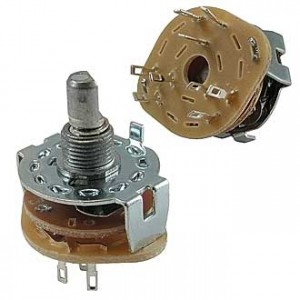 SR25-1-3-2   НА ПРОВОД, Галетный переключатель SR25-1-3-2 на провод