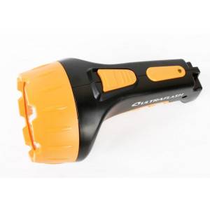 Фонарь аккумуляторный LED3815 15LED 2 режима аккум. SLA 220В пластик. черн./желт. (кор.) 9217