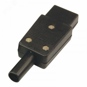 Сетевой разъем на кабель розетка тип C13, Разъем питания серии AC, розетка 3-х полюсная на кабель, 10А 250В