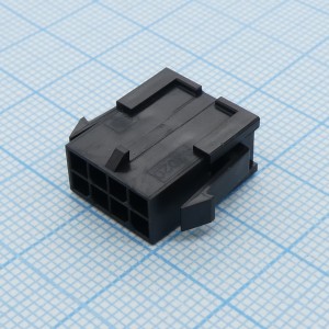 430200800, Корпус разъема PL 8 местн. 3мм с захватом для монтажа кабеля