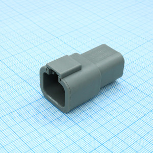 DTP04-4P, Корпус разъема 4 контакта монтаж на кабель автомобильного применения