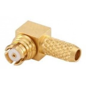 19K201-302L5, РЧ соединители / Коаксиальные соединители SMP Right Angle Jack RG174 188 316