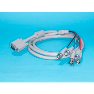 SCF-14/5BNC., Кабель для монитора VGA 15(п)-5*BNC(п), 1,8м.