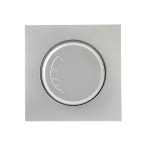 Валенсия лицевая панель светорегулятора 600W 220В сталь PROxima ESD06-L-101-30