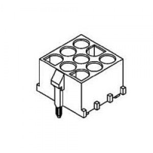 36538-0001, Штыревые и гнездовые соединители VERT MALE HEADER no drain holes
