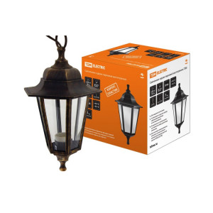 Светильник садово-парковый НСУ 06-60-001 шестигранник, подвес, пластик, бронза SQ0330-0713