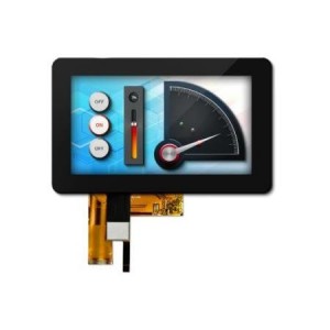 4DLCD-70800480-CTP-CLB, Тонкопленочные дисплеи и принадлежности 7.0", 800x480 pixels, full colour LCD Module with Capacitive Touch and Cover Lens Bezel