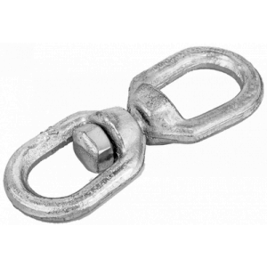 Вертлюг петля-петля D8, оцинкованная сталь CM633008