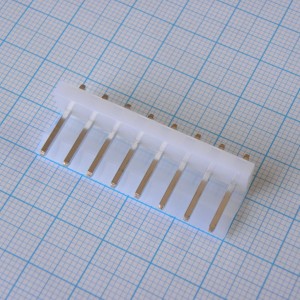 DS1074-8MVT6, Вилка на плату прямая  8 контактов шаг 5.08мм