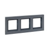 3 - местная рамка, IP44, графит, пластик Эпика EKF UP1-FPG-03-44