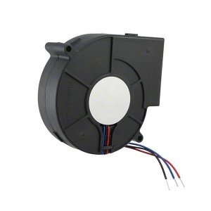 BFB1024HH-F00, Нагнетатели и центробежные вентиляторы DC Blower, 97x94x33mm, 24VDC, Ball Bearing, 3 Wire Leads, Locked Rotor Sensor, Tachometer