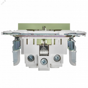 SKANDY Розетка с заземлением без защитных шторок 16А SK-R05G мятный IEK SK-R11-16-K06
