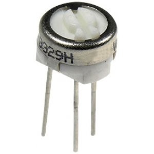 3329H-1-501LF, Потенциометр однооборотный керметный 500Ом 0.5Вт PC PIN