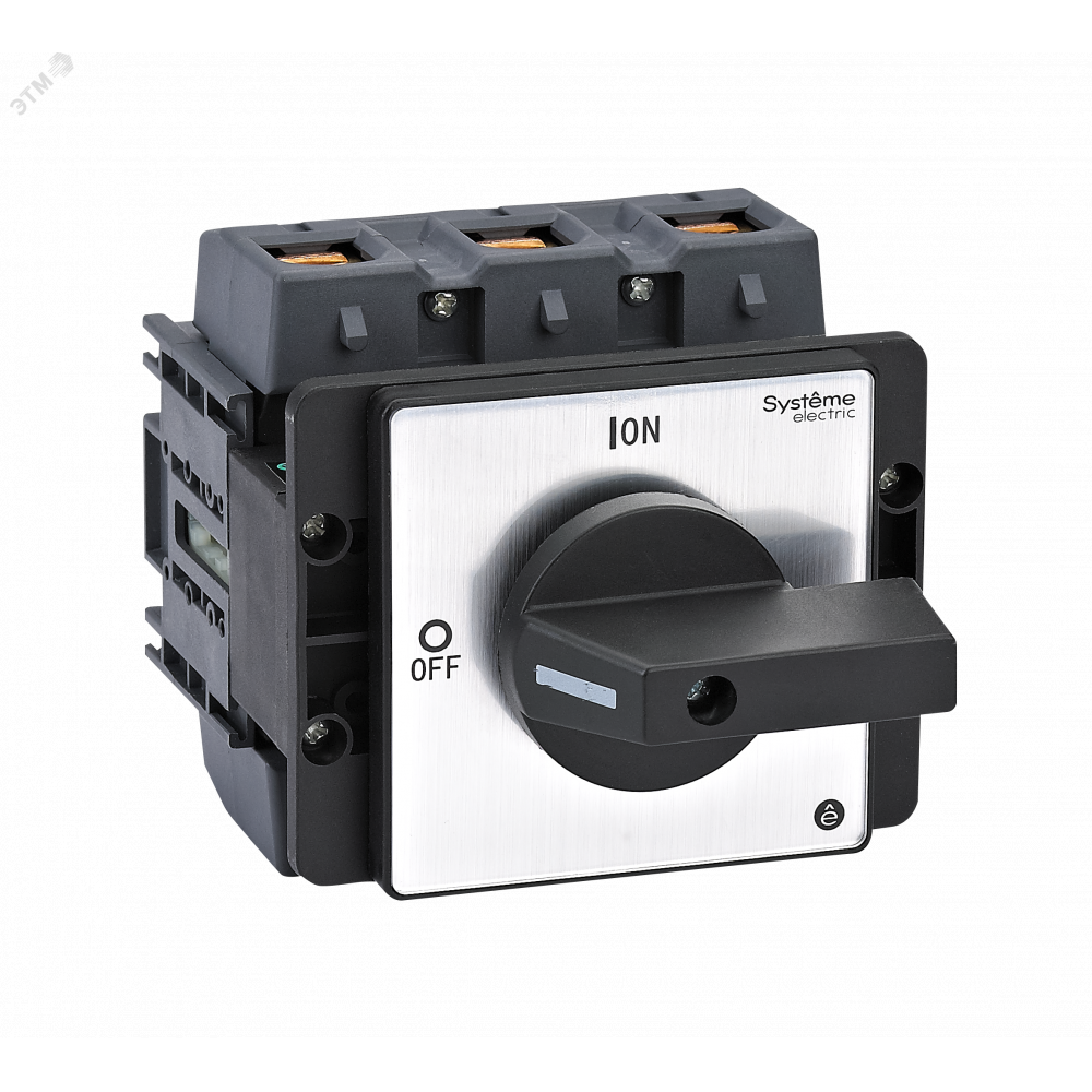 Изображение товара Выключатель-разъединитель 3P 175A с Чёрной рукояткой на дверцу - Systeme Electric
