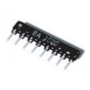 268-10K-RC, Резисторные сборки и массивы 8PIN 10KOhms 2%