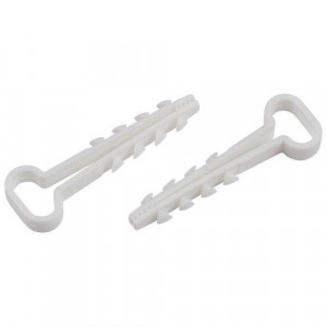 Дюбель-хомут 5-10мм для плоского кабеля NO-224-553 бел. (уп.100шт) Эра Б0066265