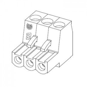 2305909-3, Съемные клеммные колодки SMT TB PARALLEL PLUG 5.0MM, 3 POS