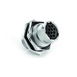 RT0W71210SNH, Стандартный цилиндрический соединитель 20AWG 10 Pin Jamnut Female