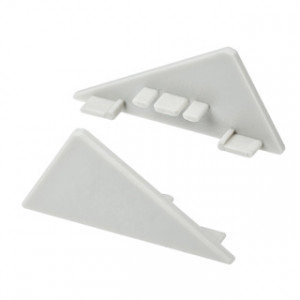 Заглушка для LOCK-FM левая 019187, левая заглушка для пары профилей LOCK-FM + TEK-LOCK-FM. Материал PVC серый.