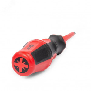 Отвертка диэлектрическая PZ1x80 серия Профи, крестовая для работ под напряжением до 1000 В