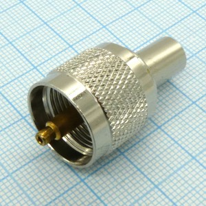 UHF шт обжим RG-6, ВЧ разъем