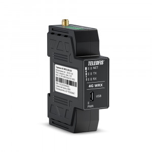 WRX1108-L8U (Teleofis) - 4G модем, Промышленный модем 4G/GPRS/CSD с двумя независимыми интерфейсами RS-232 и RS-485 для передачи данных в системах АСКУЭ (учет электроэнергии, тепла) и АСУ ТП. Терминал 4G TELEOFIS WRX1108-L8U включен в реестр ТОРП (№ТКО-146/24)