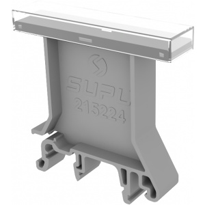 Держатель маркировки 215224, Держатель маркировки клеммной группы, на рейку DIN 35 ширина: 11,5 мм, цвет: серый