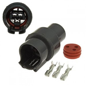 DJ7031F-3-21, Разъем авт. соединитель DJ7031F-3-21, 12/ 24 (DC) В розетка