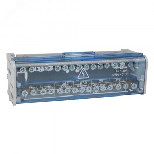 Шина "N" нулевая на DIN-рейку в 143227