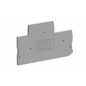 Торцевая крышка TPD2.5-2-1-GY-EA, Торцевая крышка, для клемм TPD2.5-2-1..., цвет: серый