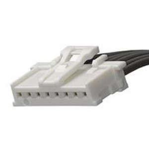 15136-0800, Кабельные сборки с прямоугольным сечением жил MicroClasp 8CKT CBL ASSY SR 50MM WHITE