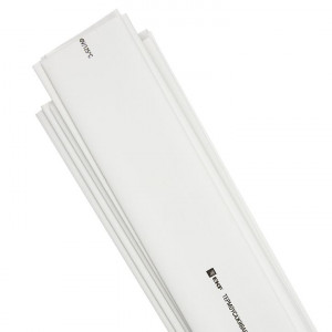 Термоусаживаемая трубка ТУТ нг 20/10 белая в отрезках по 1м PROxima tut-20-w-1m