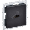 BRITE Розетка HDMI РHDMI-0-БрЧ черный BR-H10-K02
