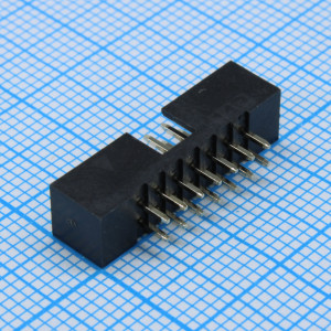 L-KLS1-202B-14-S-B, Разъем штыревой двухрядный на плату (ТНТ)