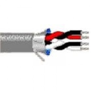 9502 060100, Multi-Paired Cables 24AWG 2PR SHIELD 100ft SPOOL CHROME