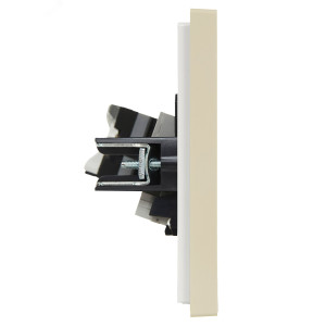 FORTE&PIANO Розетка двойная RJ11+RJ45 кат.5E FP435 ваниль IEK FP-KT20-O-1-K10