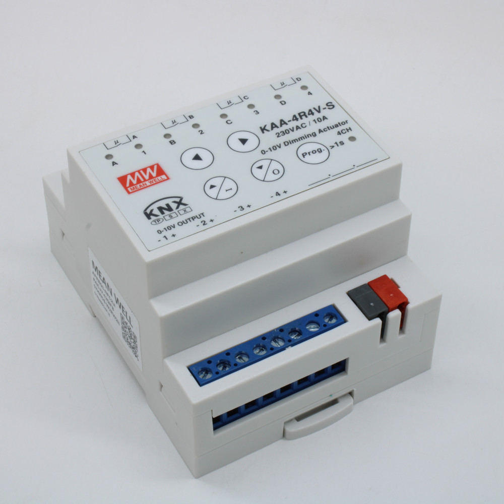 Изображение товара Универсальный актуатор KNX KAA-4R4V-10S с защитой данных 4 канала 10А