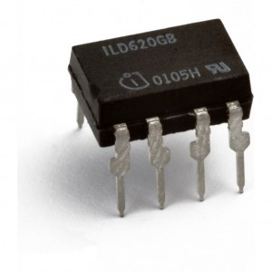 MCT6, Оптопара транзисторная двухканальная 5.0кВ /85В 0.03A Кус=20%... 0.4Вт -55...+100°C